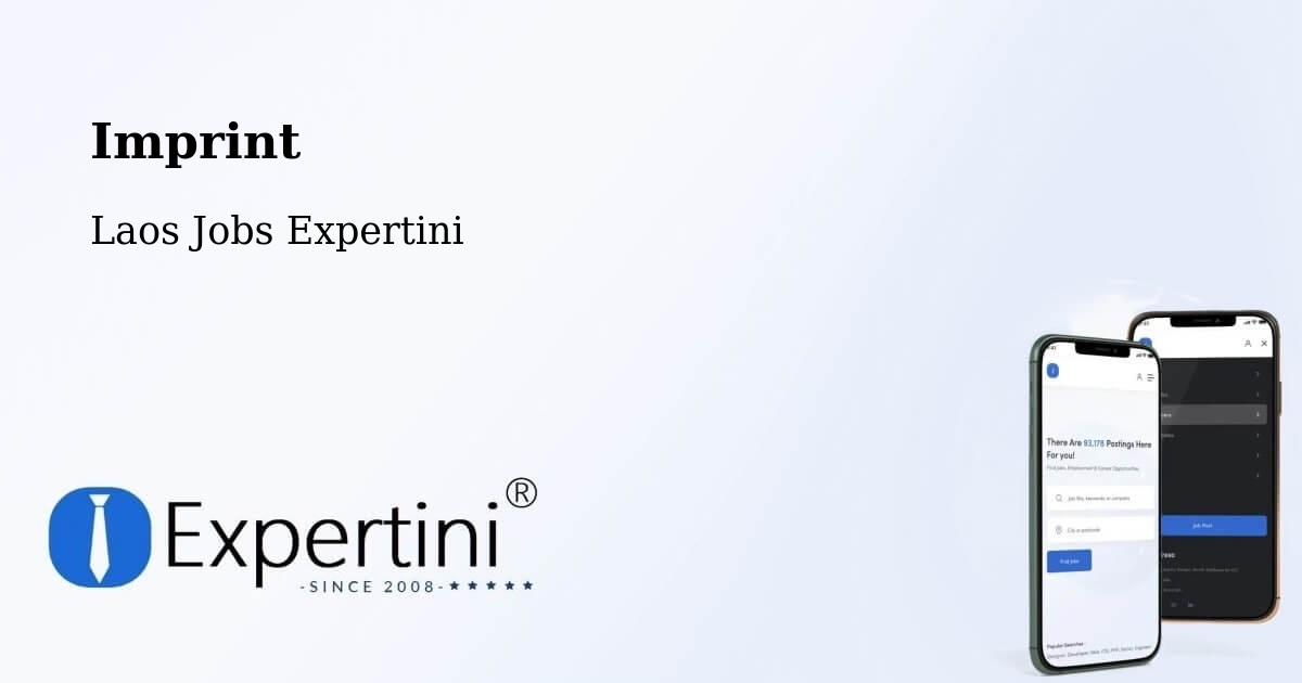 Imprint – Luang Namtha - Laos Jobs Expertini
